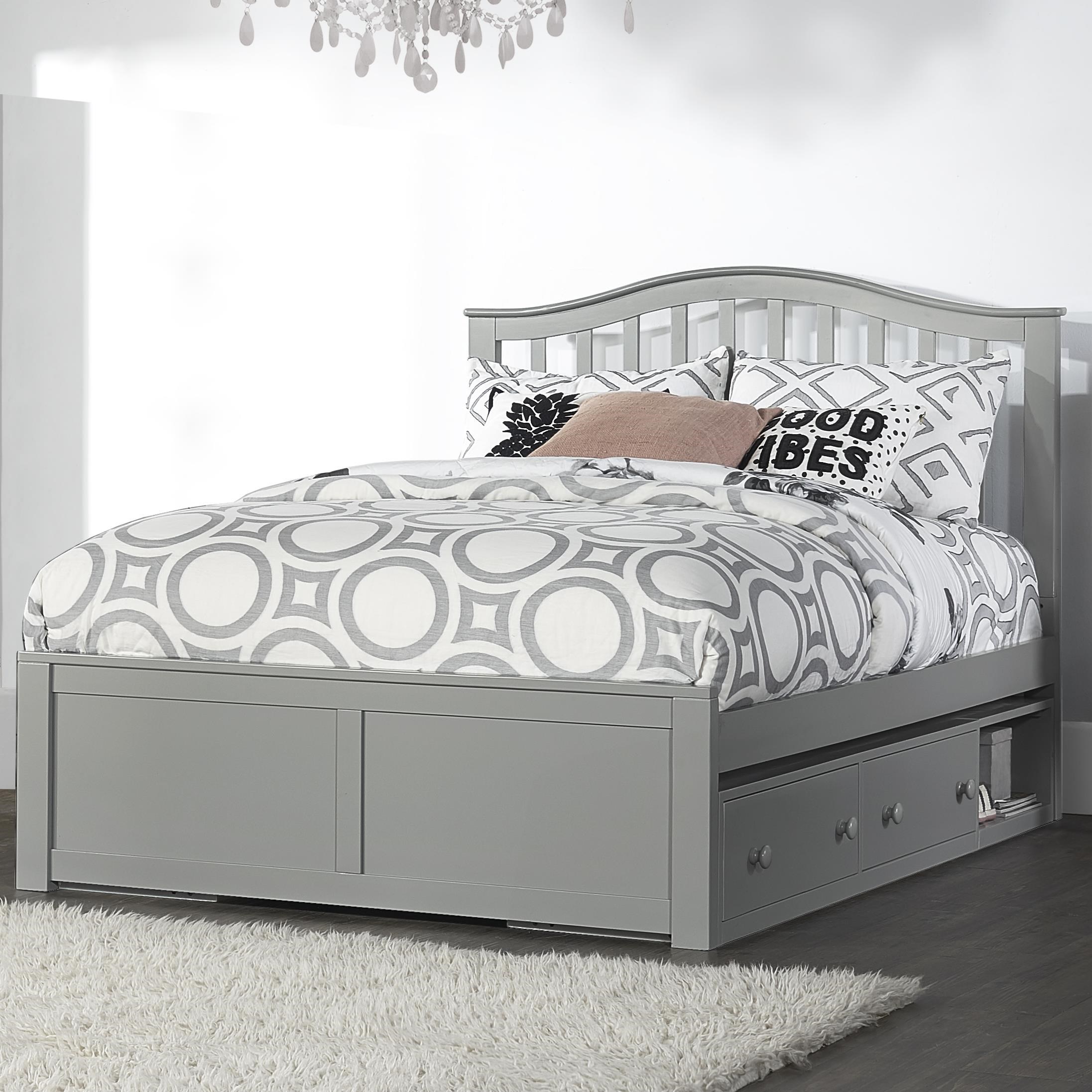 finley bunk bed frame with storage