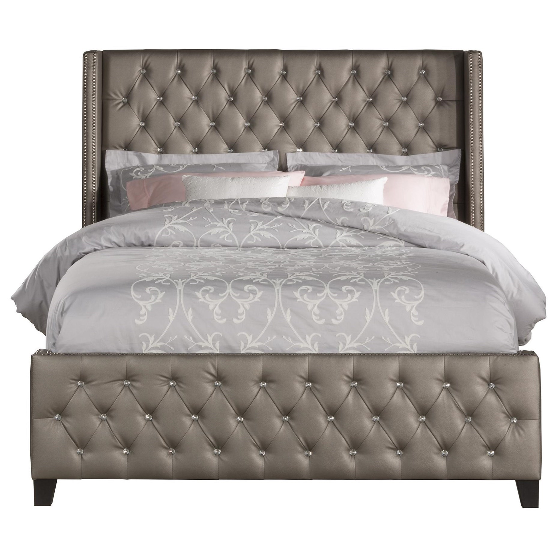 Hillsdale Upholstered Beds Queen Bed Set With Rails Conlin S Furniture Panel Beds