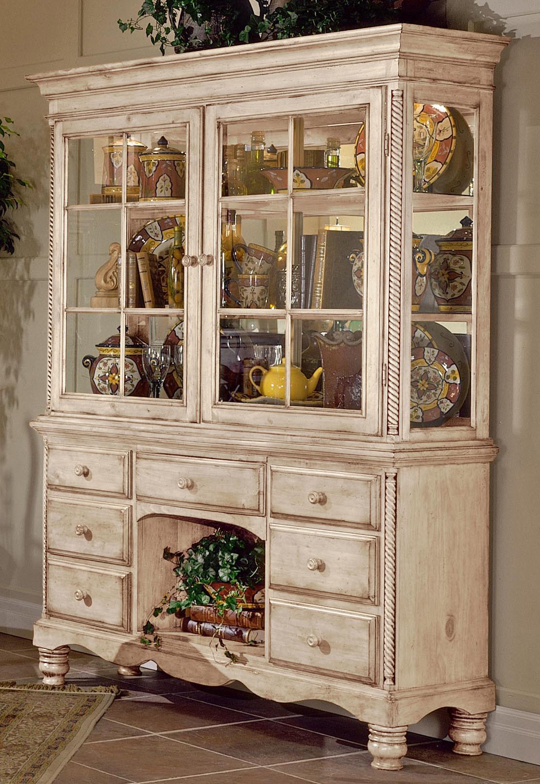 Hilale Wilshire Grand Cottage Buffet Hutch Combo Wayside Hilale Wilshire Grand Cottage Buffet Hutch Combo Item Number 4508bh