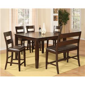 Morris Home Furnishings Melbourne - Melbourne 6-Piece Pub Set