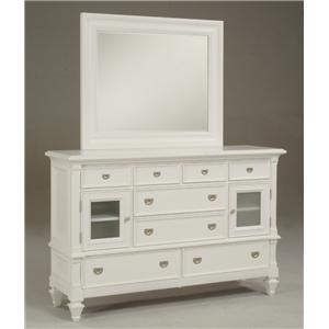 Morris Home Furnishings Surrey Surrey Door Dresser & Mirror