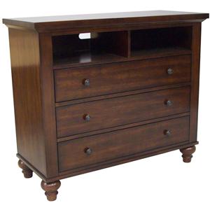 Holland House Tracy Transitional Media Chest With Component