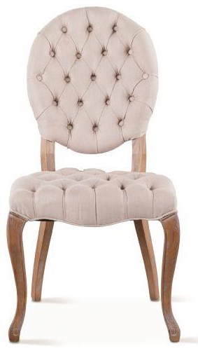 back tufted dining chair