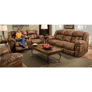 Comfort Living Sierra Reclining Sofa & Loveseat Set