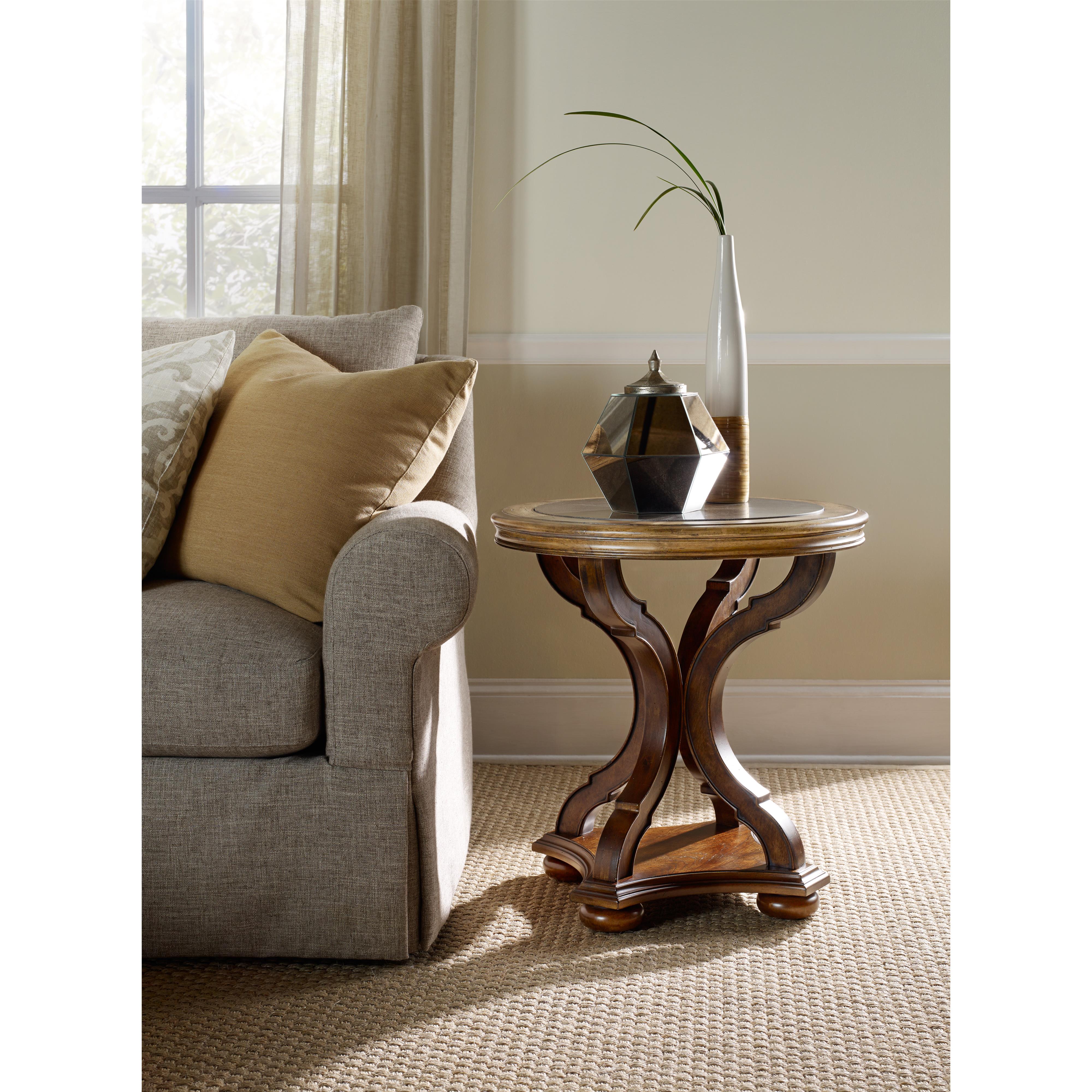 Hooker Furniture Archivist Round End Table Jacksonville Furniture