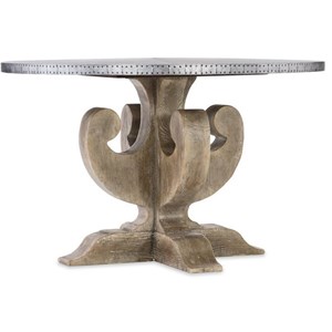 Hooker Furniture Boheme Adjustable Metal Top Dining Table