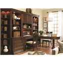 Furniture Cherry Creek Partner S Peninsula Desk With Two Drop Furniture Cherry Creek Partner S Peninsula Desk With Two Drop Front Drawers Pedestal Base