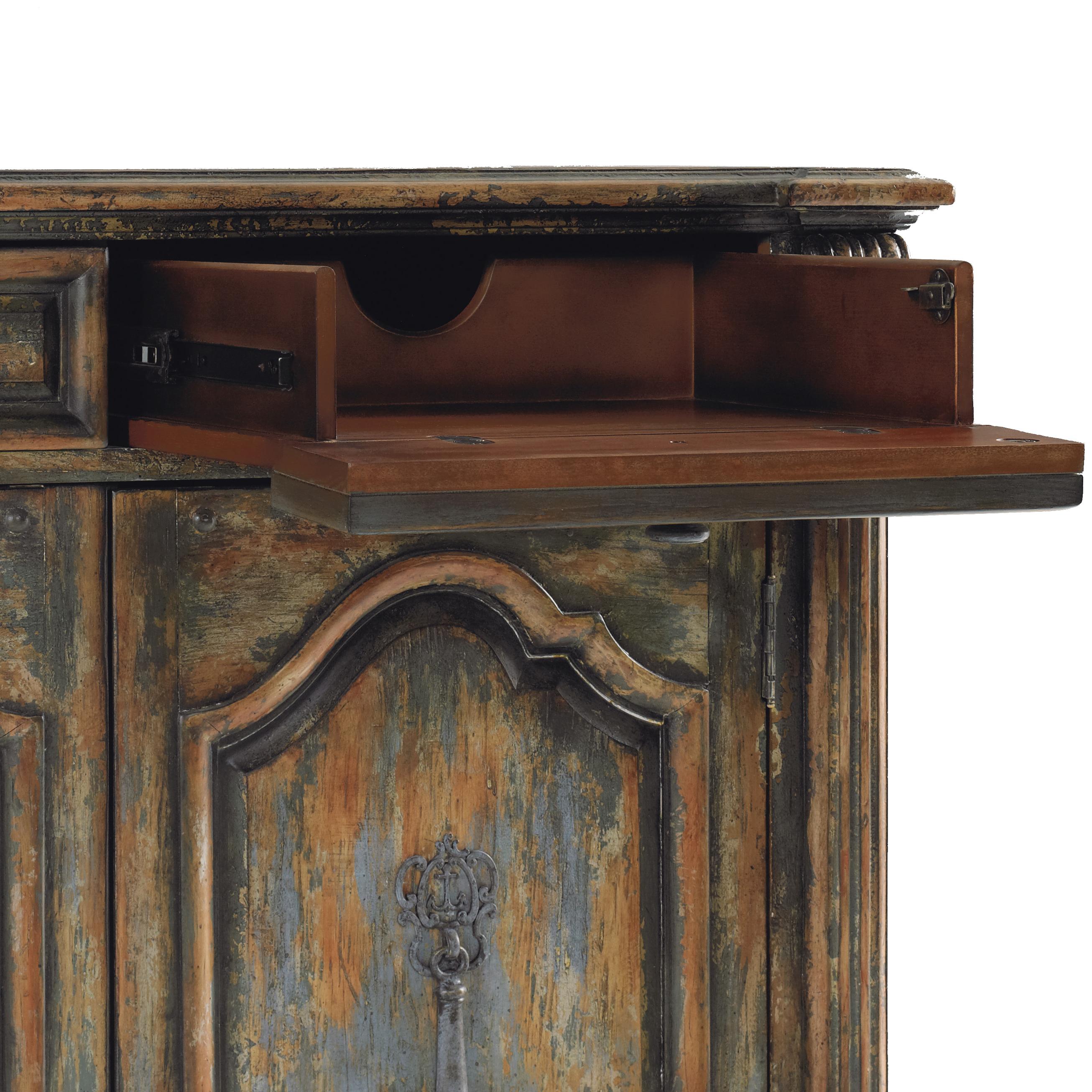 Hooker Furniture Chests and Consoles TwoDoor TwoDrawer Chest with Bun