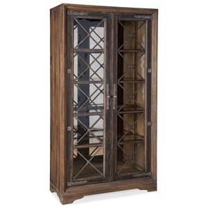 Hooker Furniture Hill Country Sattler Display Cabinet