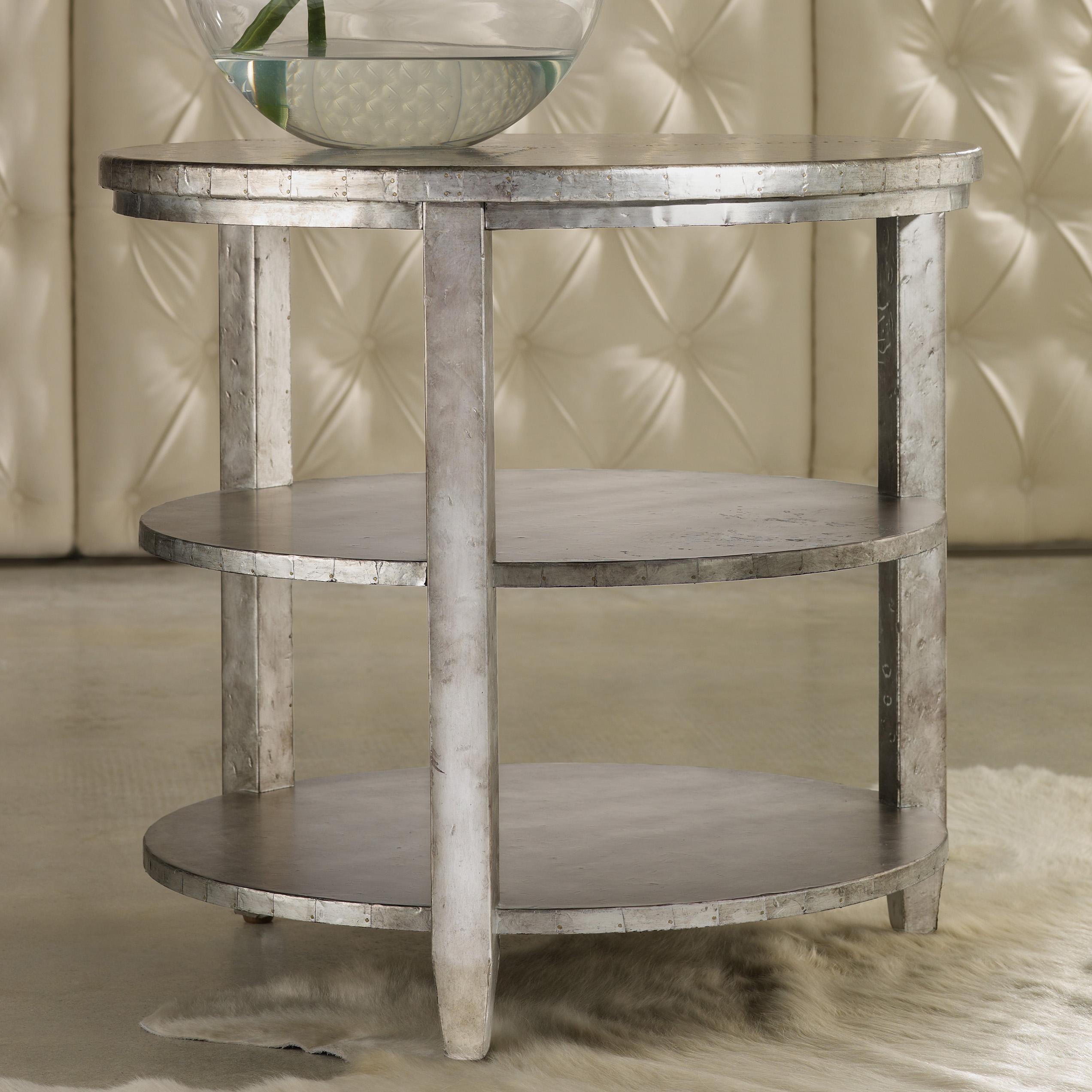 Furniture Mélange Metallic Maverick Round Top Table With 2 Furniture Mélange Metallic Maverick Round Top Table With 2 Shelves Ahfa End Dealer Locator