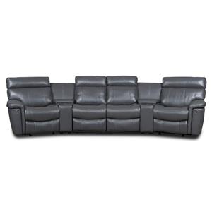 Sectional Sofas Alison Craig Home Furnishings Motion Six Piece Theater Group