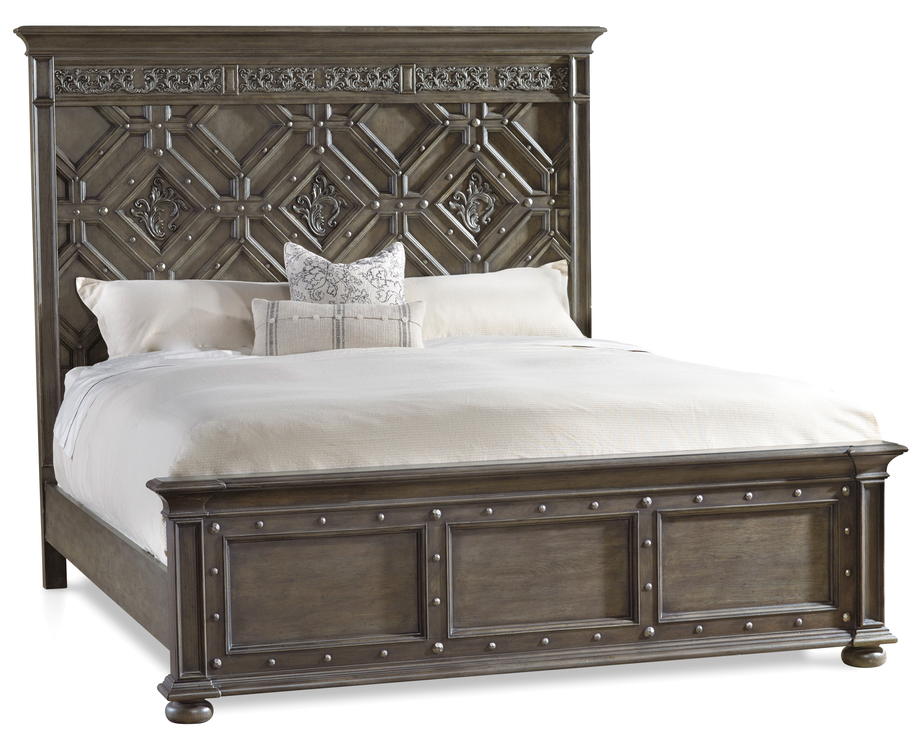 Furniture Vintage West 5700 90266 King Wood Panel Bed With King Wood Panel Bed