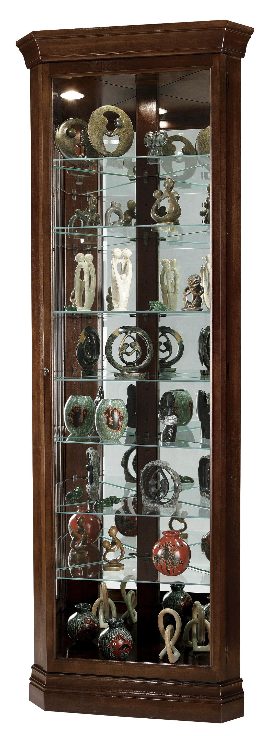 Howard Miller Corner Curios Drake Display Cabinet Homeworld Furniture Curio Cabinets