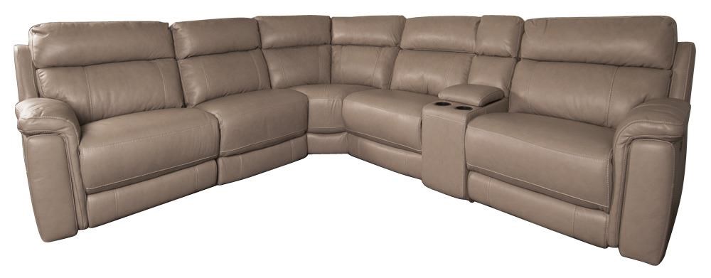 San Lorenzo Houston Modern Leather Match Sectional Sofa With Houston Leather Match Sectional Sofa
