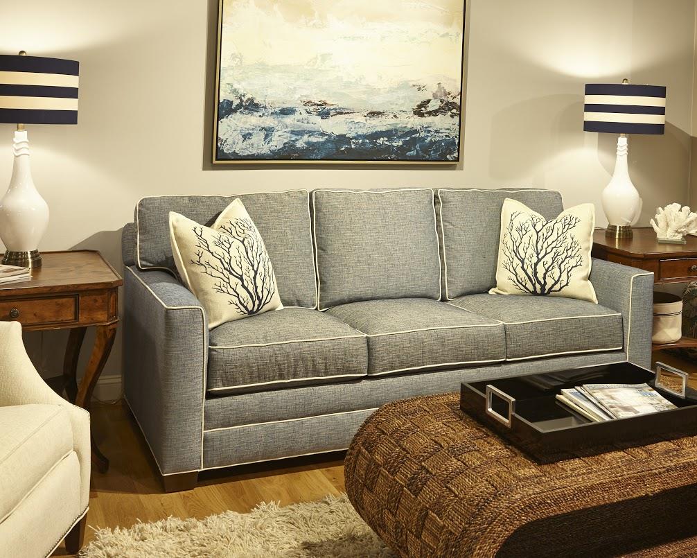 Huntington House 2053 Customizable 3 Cushion Stationary Sofa Belfort