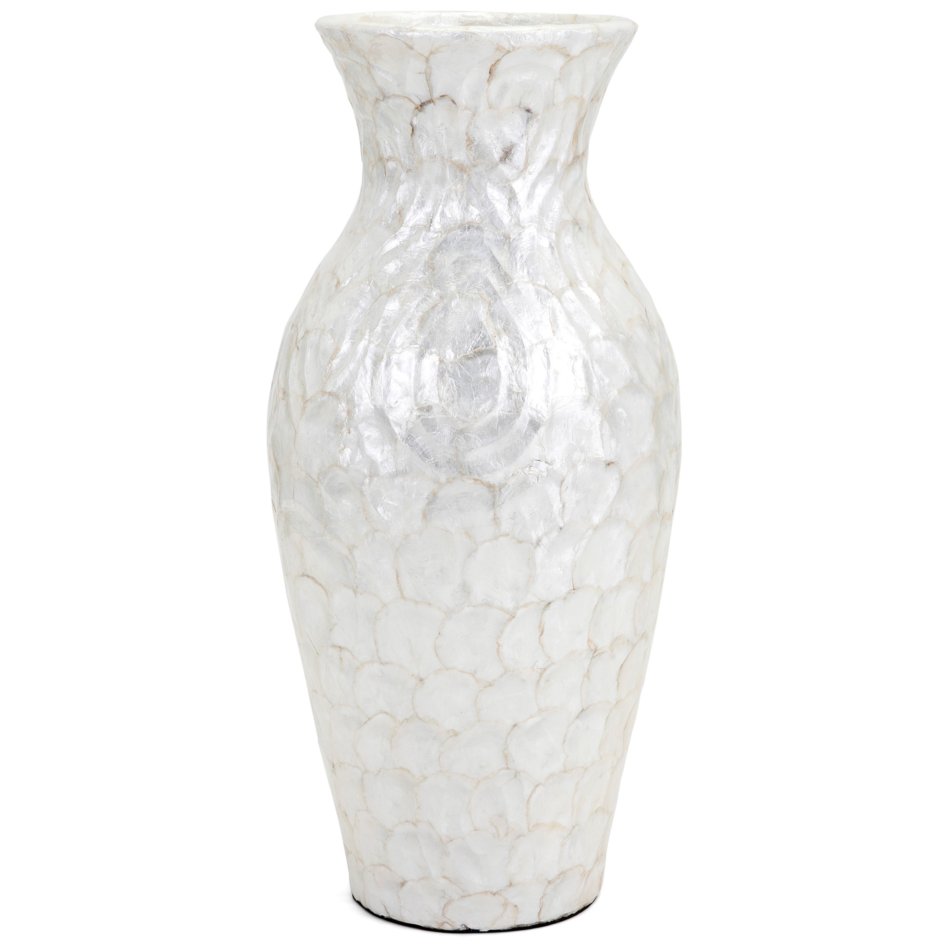 Imax Worldwide Home Vases 14539 Kalui Capiz Shell Oversized Floor