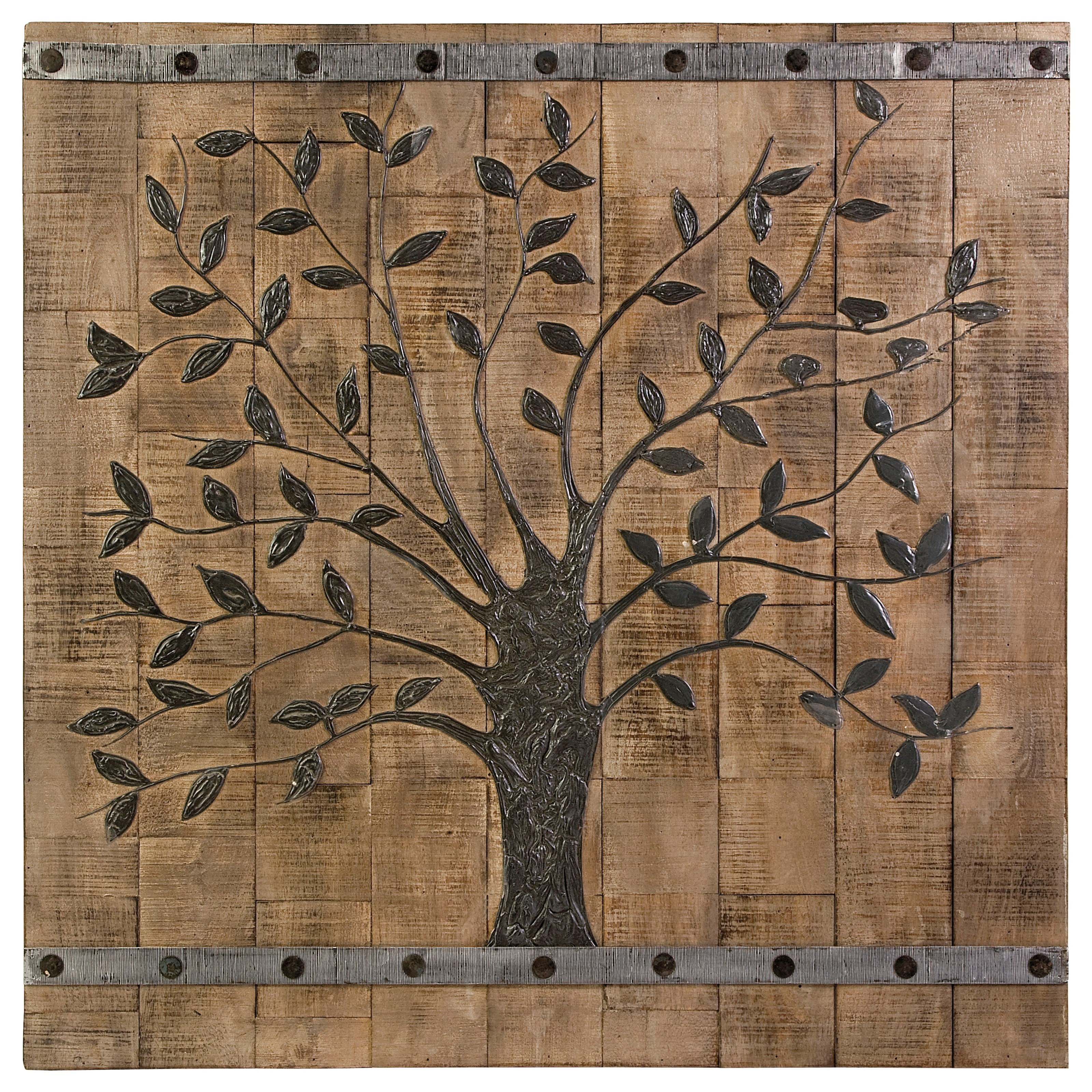 Imax Worldwide Home Wall Art 73075 Tree Of Life Wood Wall Panel Corner Furniture Prints Paintings