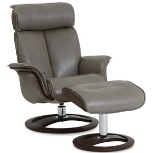 IMG Norway Space Ergo-Tilt Recliner with Footstool