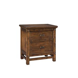 Intercon Wolf Creek 2 Drawer Nightstand With Light Wayside 2 Drawer Nightstand With Light