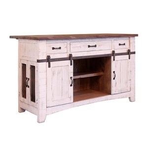 International Furniture Direct Pueblo Kitchen Island