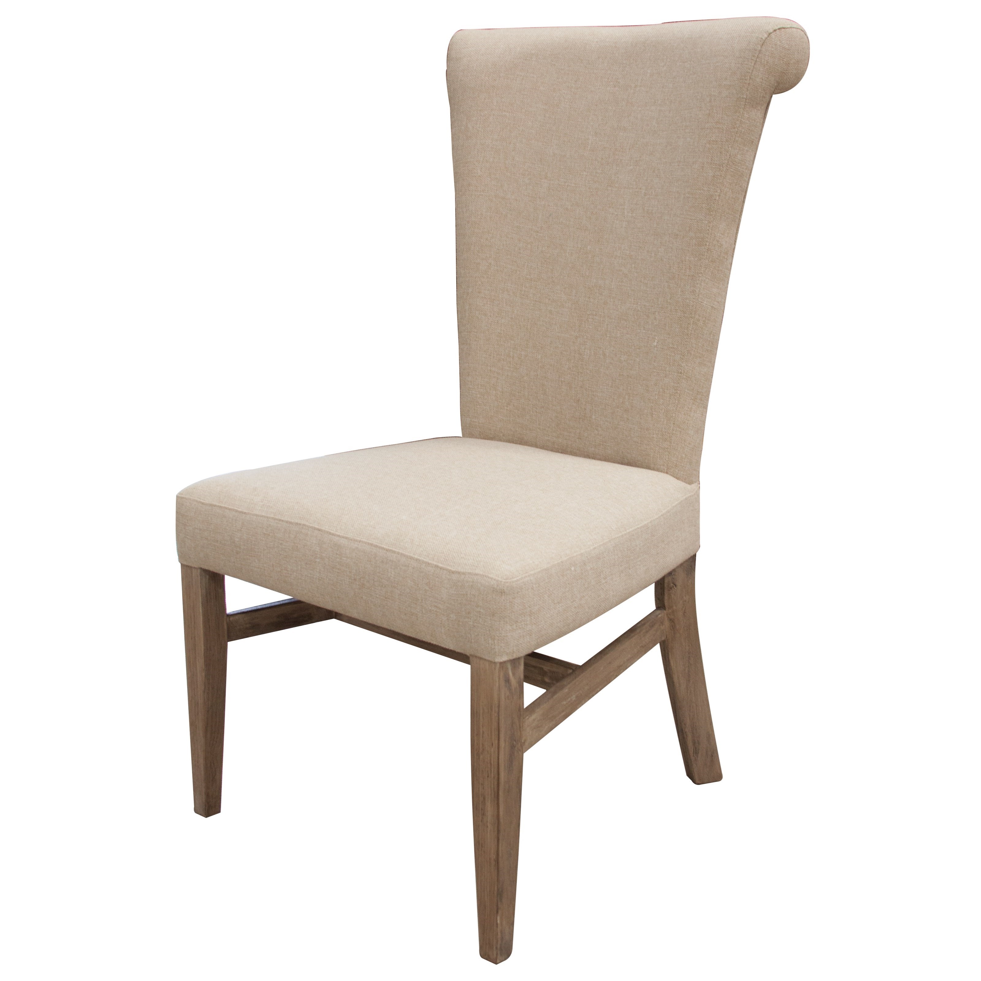 International Furniture Direct Bonanza Sand Ifd410chair Upholstered Side Chair With Handle On Back Rest Dunk Bright Furniture Dining Side Chairs
