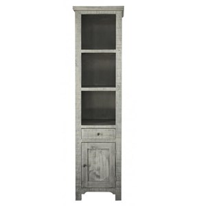 International Furniture Direct Rivera Solid Pine Bookcase