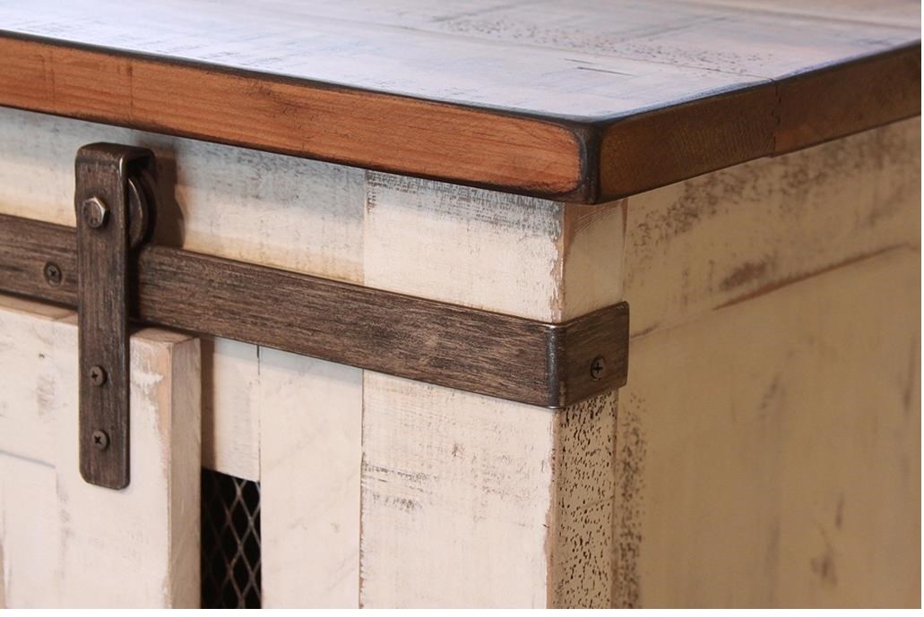 International Furniture Direct Pueblo IFDIIFD360STAND60 60" White TV