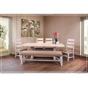 In St George Cedar City Hurricane Utah Mesquite Nevada 6 Piece Dining Set With Bench