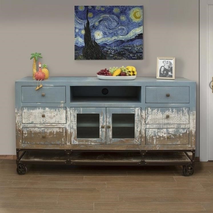 International Furniture Direct Urbana Ifd5601stn70bl Coastal 6