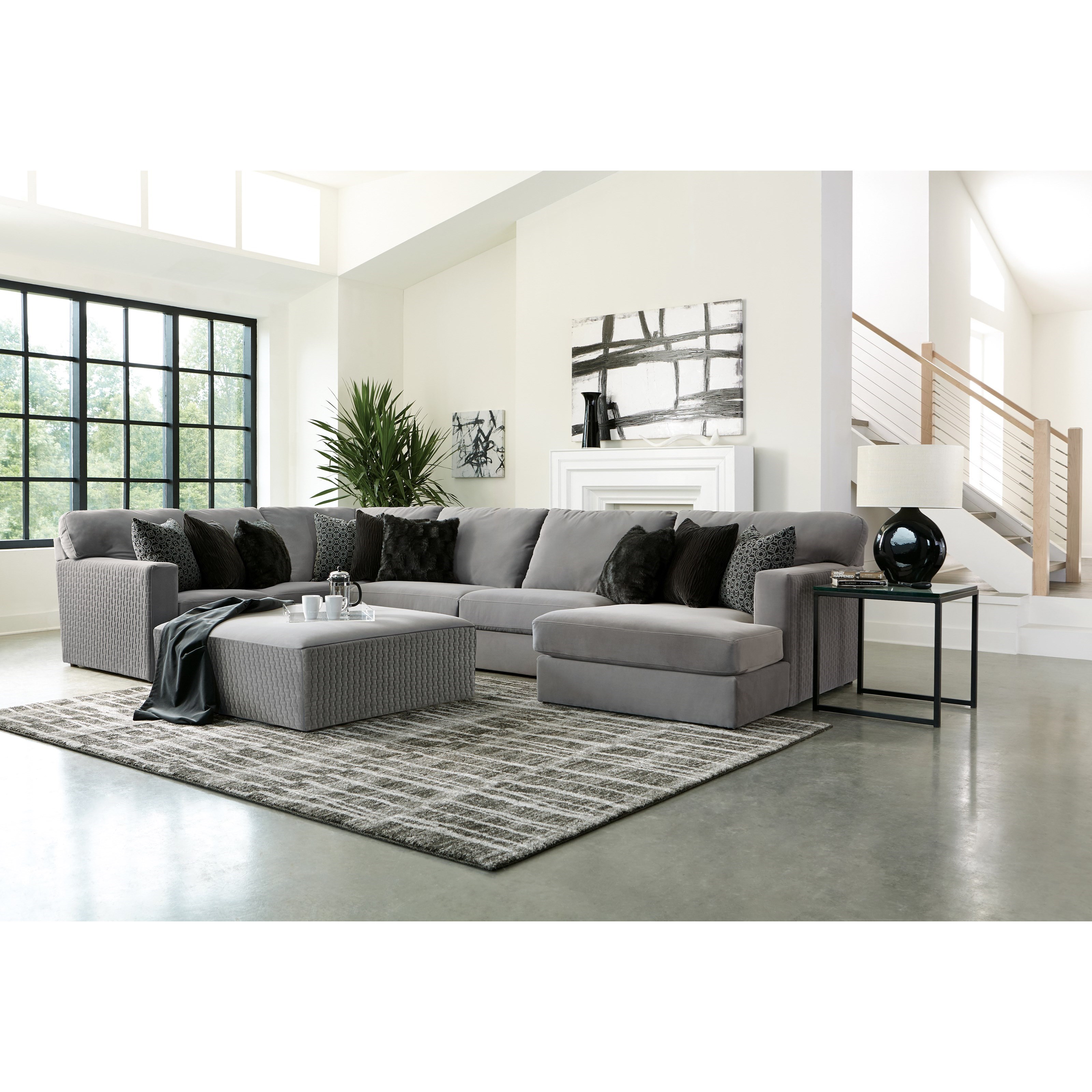 Jackson Furniture 3301 Carlsbad Contemporary 3-Piece Sectional with  Right-Facing Chaise | Value City Furniture | Sectional Sofas