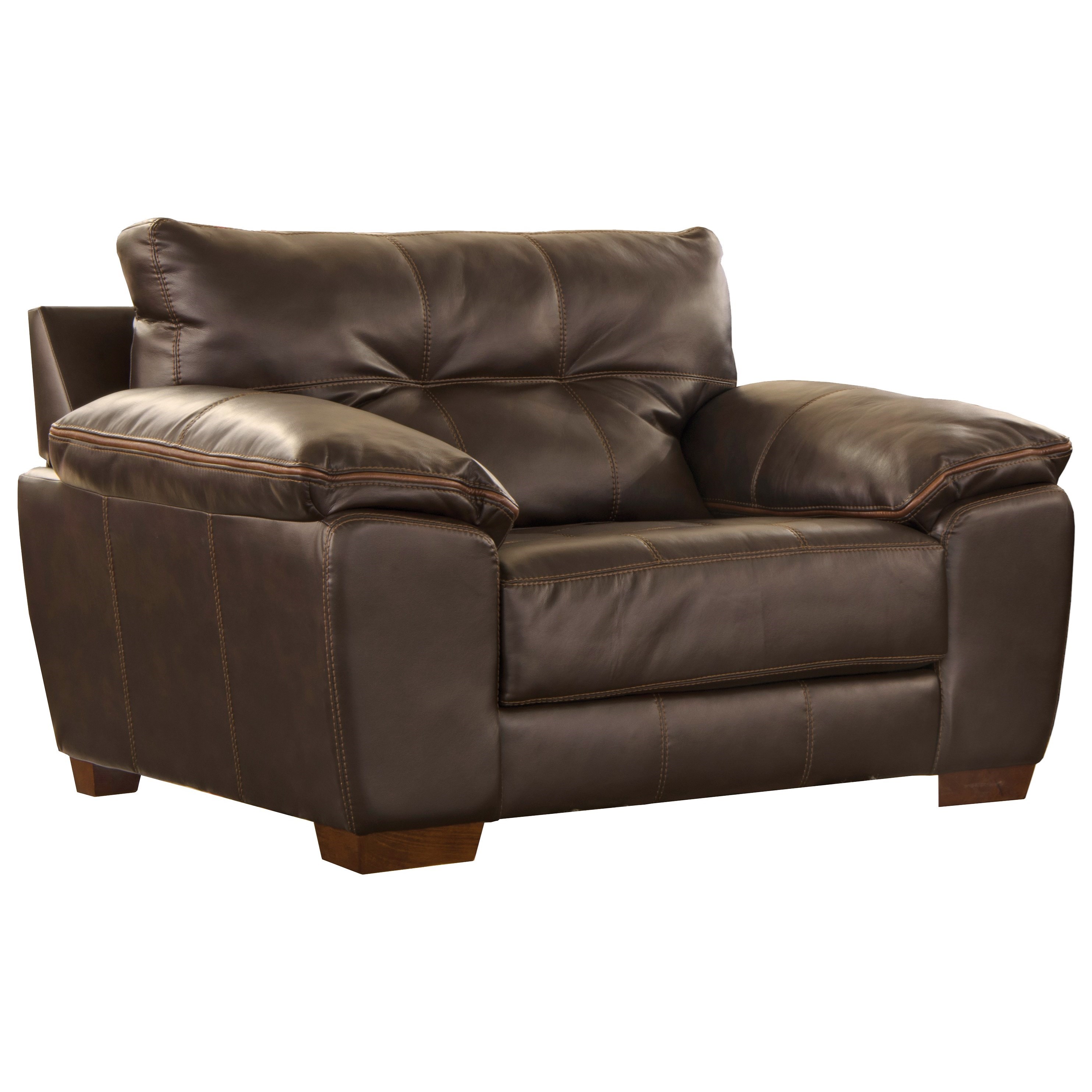 Jackson Furniture Hudson Contemporary Chair A Half With Tufted Chair A Half