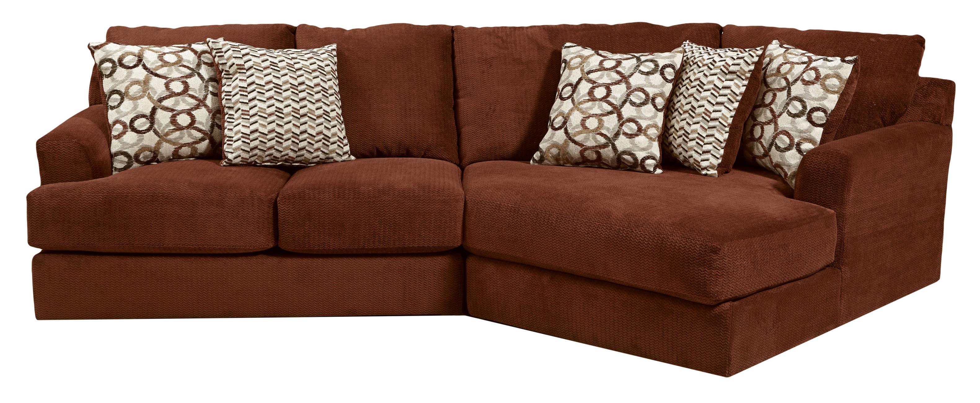 Jackson Furniture Malibu Small Three Seat Sectional Sofa Wayside Three Seat Sectional