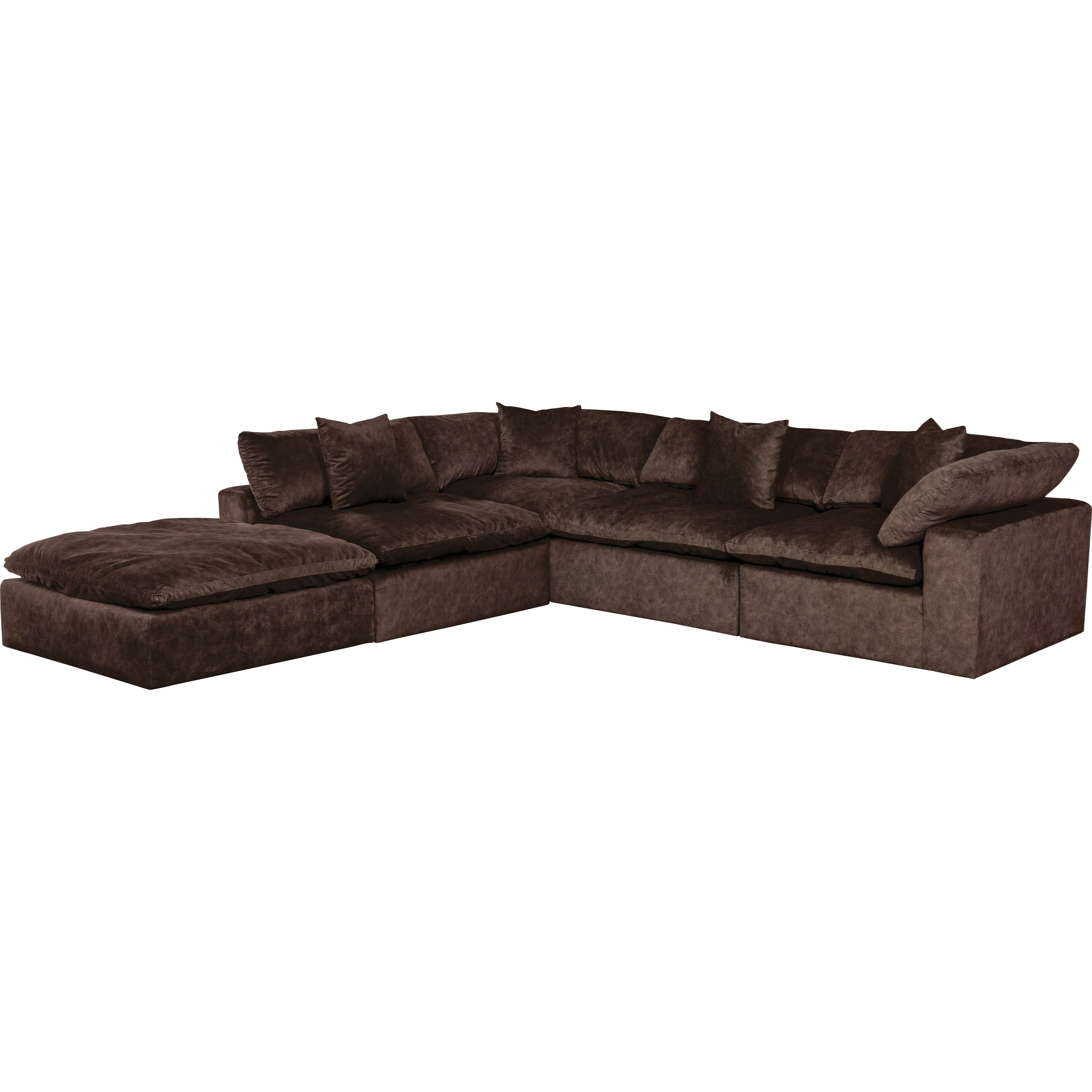 Jackson Furniture Plush L Shaped Sectional Sofa With Chaise Plush L Shaped Sectional Sofa