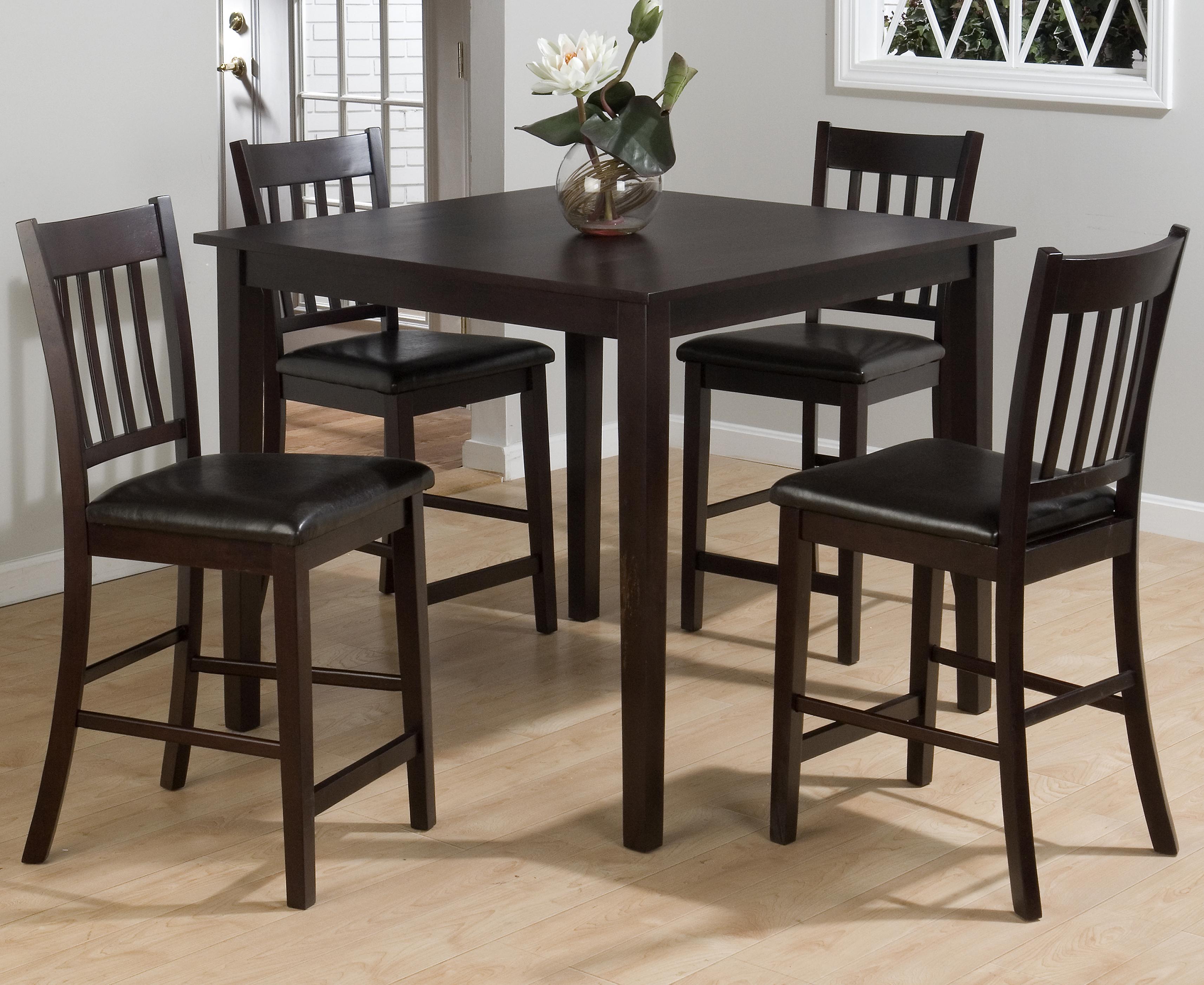 Jofran Marin County Merlot 892 5 Piece Counter Height Table Counter Chair Set Pilgrim Furniture City Pub Table And Stool Set