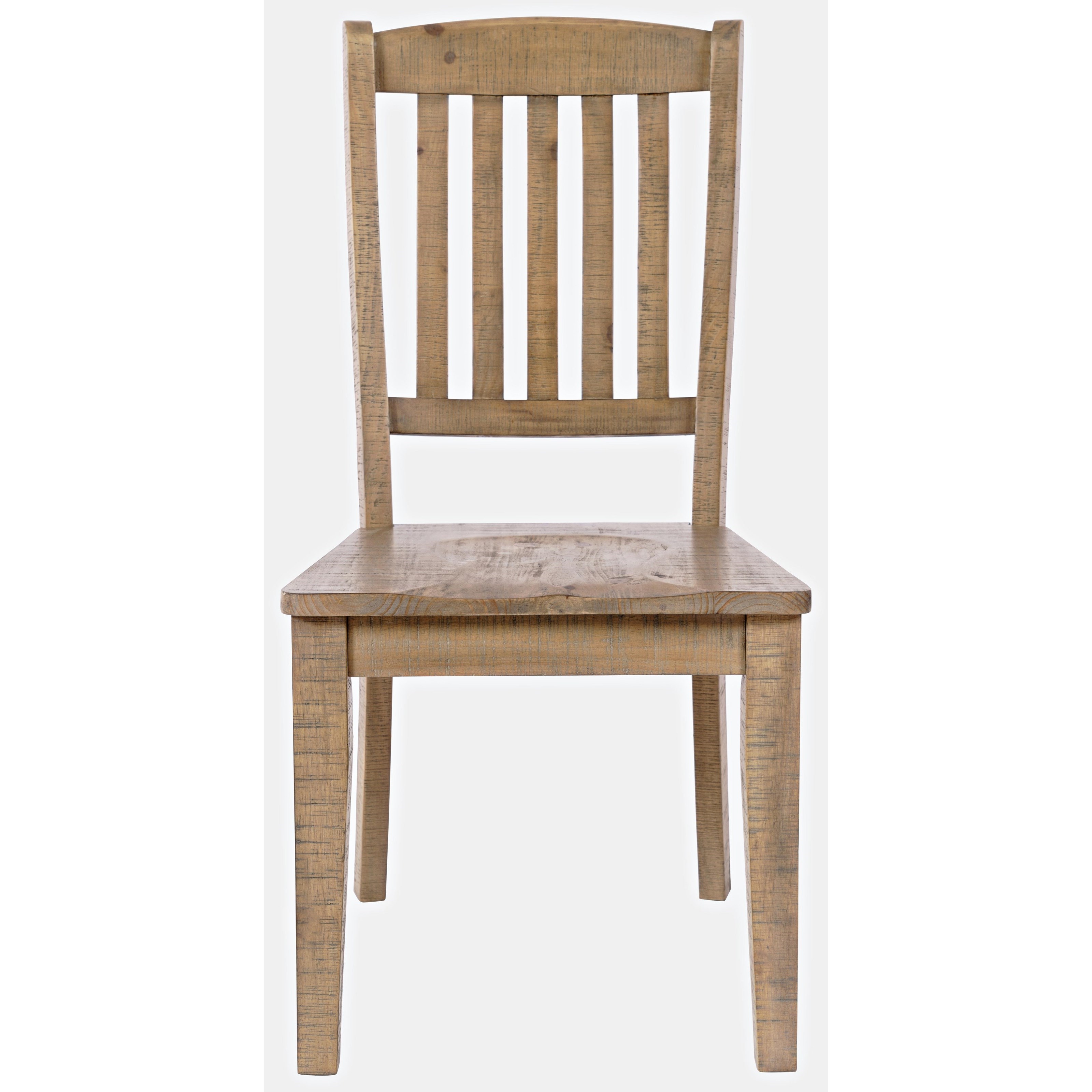 Jofran Carlyle Crossing 1921 400kd Slatback Chair Dunk Bright Furniture Dining Side Chairs