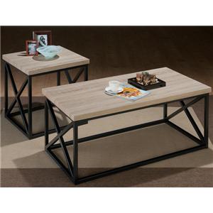Morris Home Furnishings Aldren X Side 3 Pack Table Set