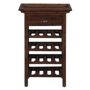 Jofran Urban Lodge Brown Wine Rack