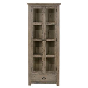 Jofran Slater Mill Pine Display Cupboard