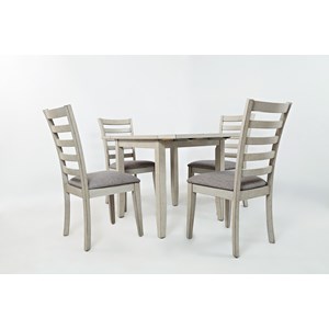Jofran Sarasota Springs Drop-Leaf Table and 4 Chair Set