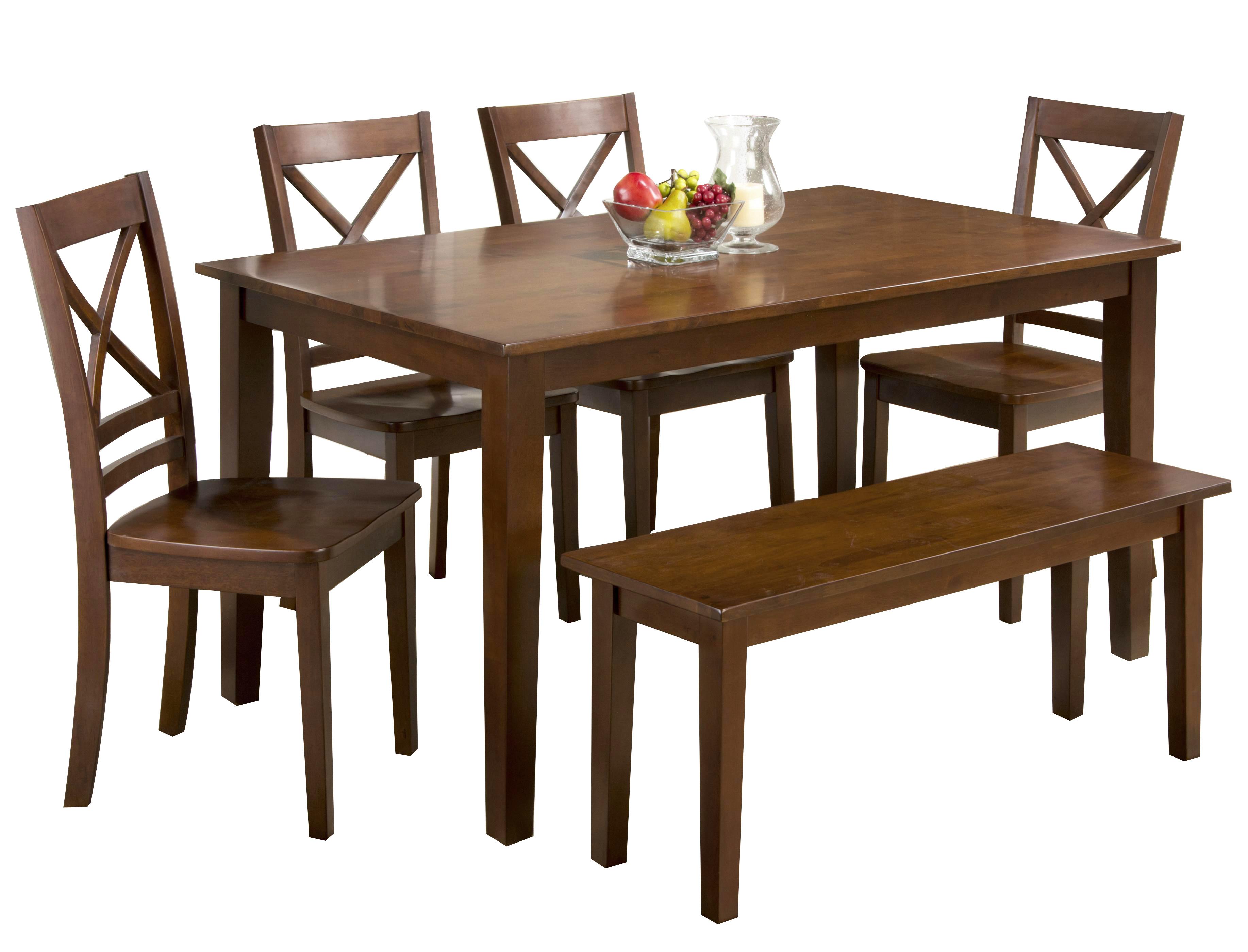Simplicity Rectangle Dining Table and (\ Simplicity Rectangle Dining Table and (\