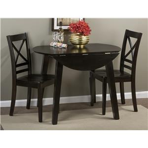 Jofran Simplicity Round Table and 2 Chair Set