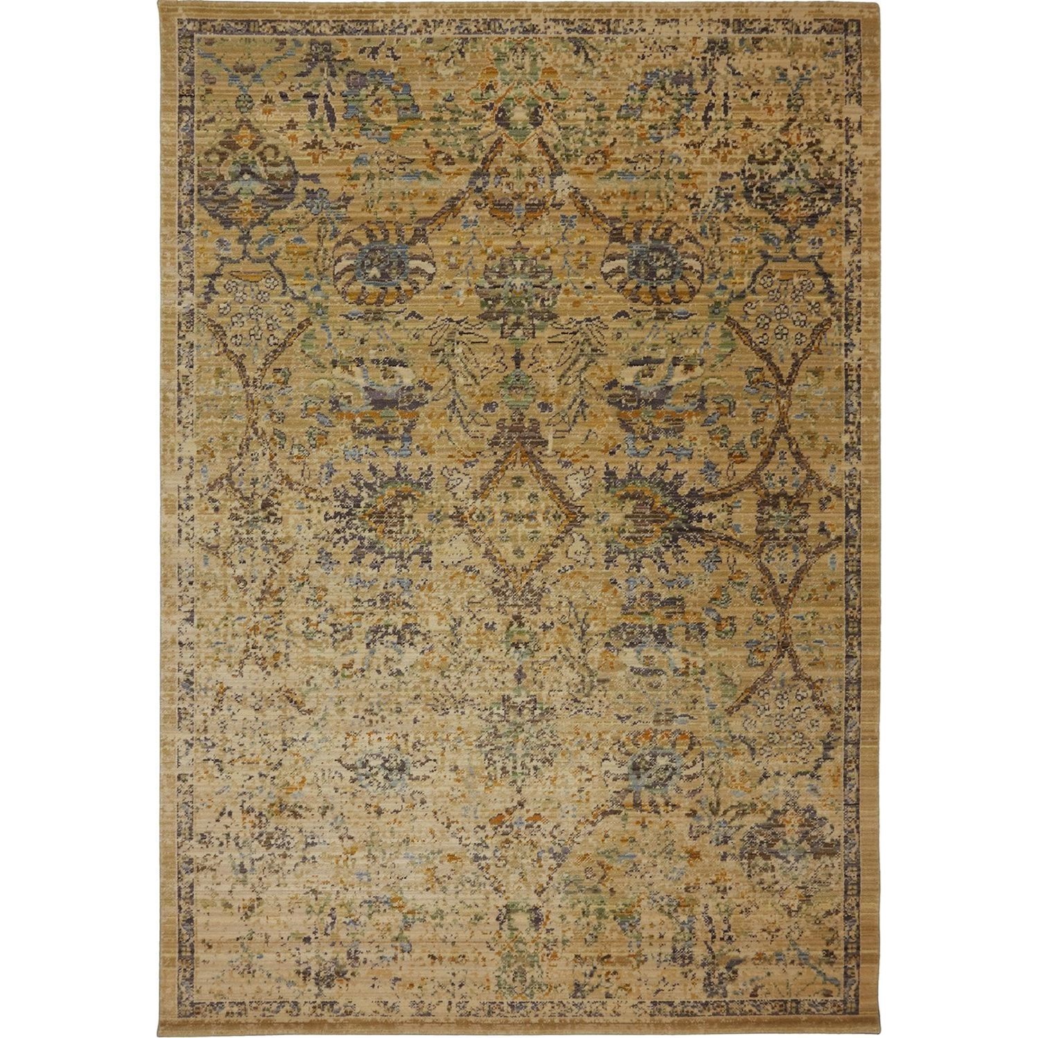 Karastan Rugs Bravado RG817 238 117152 9'9x12'8 Pasha Cream Rug Dunk