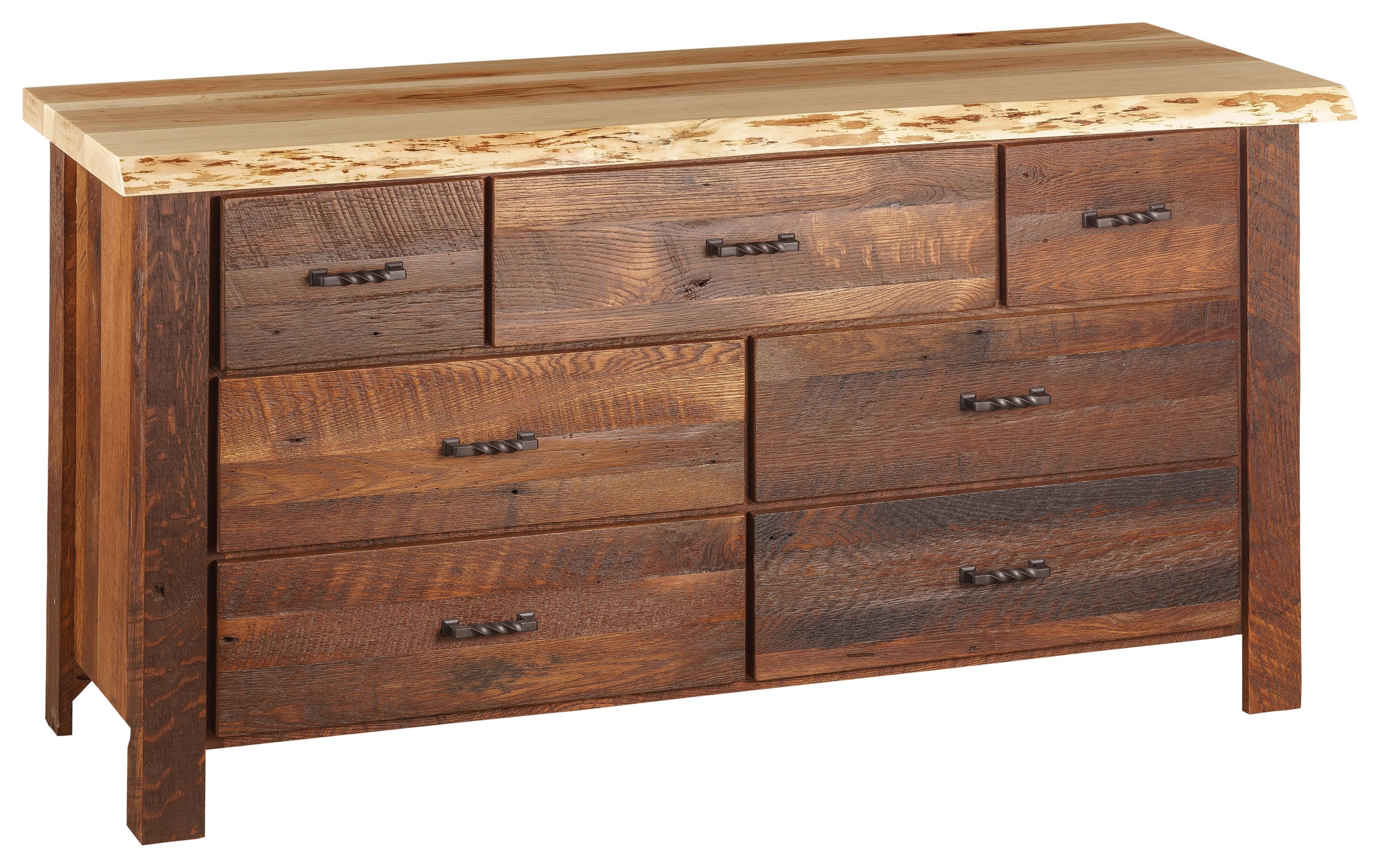 Deer Valley Woodworking Timber Creek 3100-TCDD Timber Creek 7 Drawer Dresser  | Wayside Furniture & Mattress | Dressers