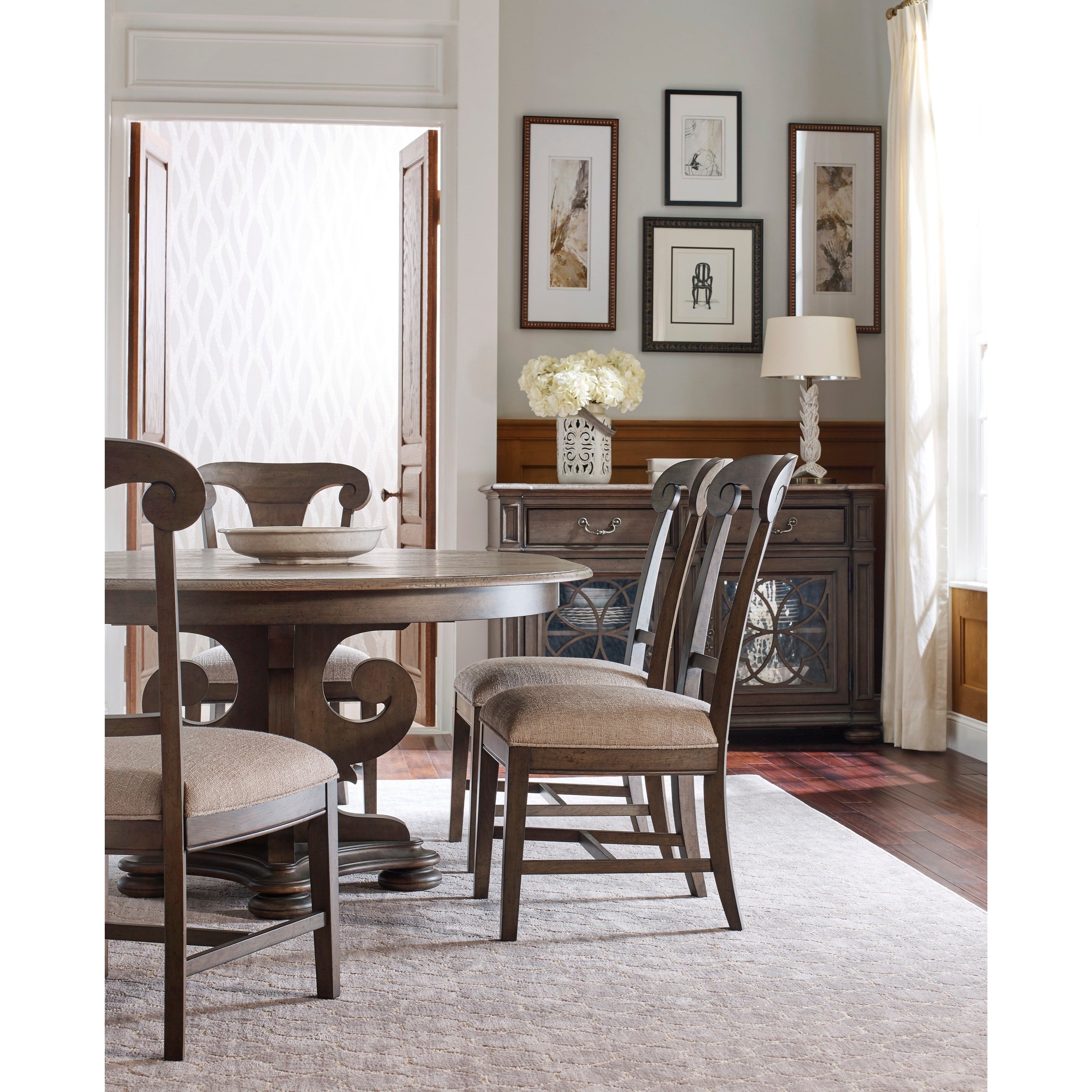 Kincaid Furniture GreysonGrant Round Pedestal Dining Table