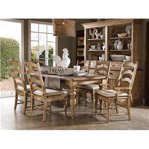 Kincaid Furniture Homecoming Formal Dining Room Group Johnny Kincaid Furniture Homecoming Seven Piece Dining Table Chair Set