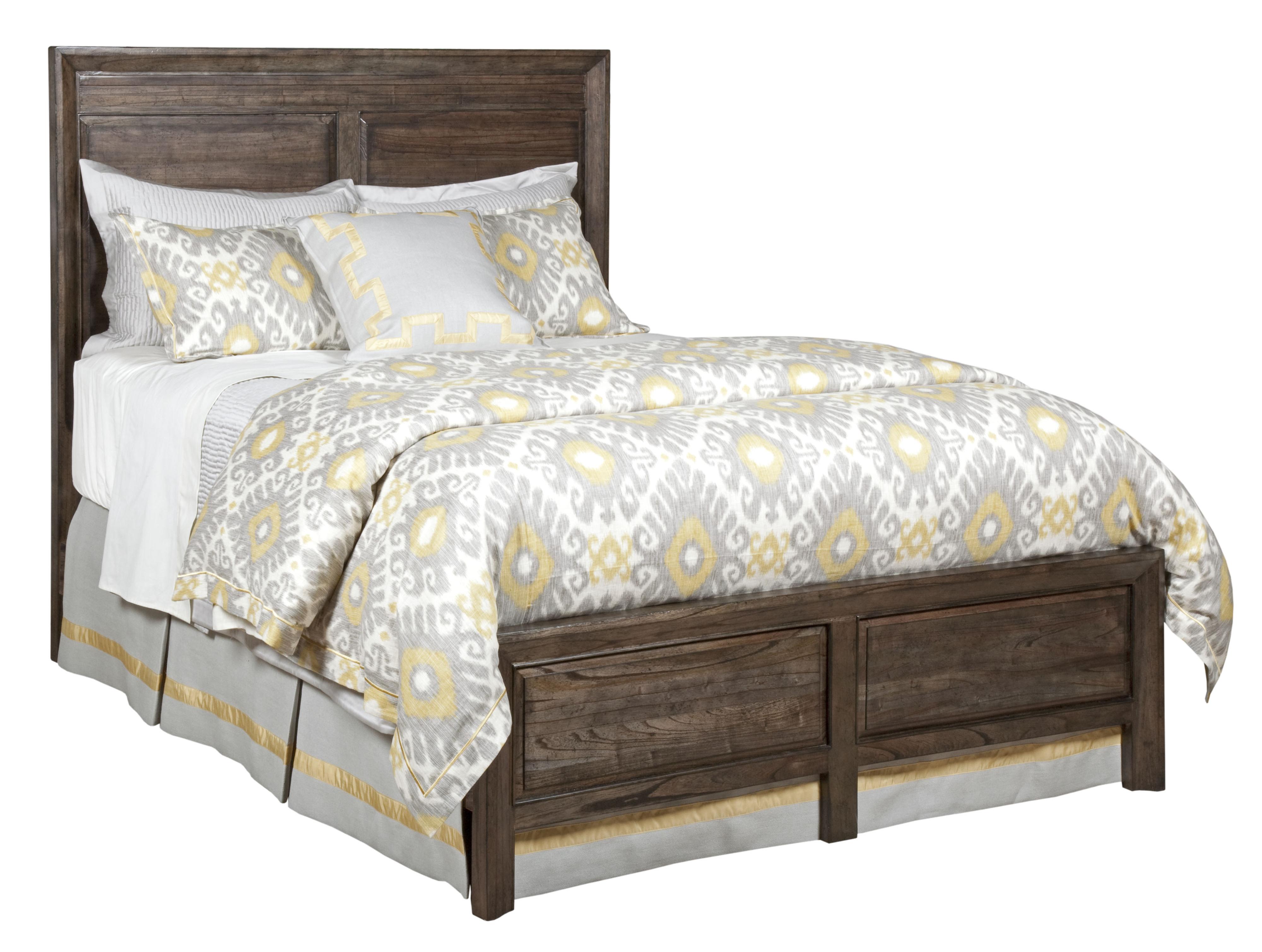 Kincaid Furniture Montreat 84130PV Queen Borders Platform Bed Becker Furniture World