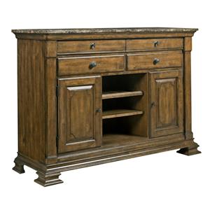 Kincaid Furniture Portolone Portolone Sideboard w/ Marble Top