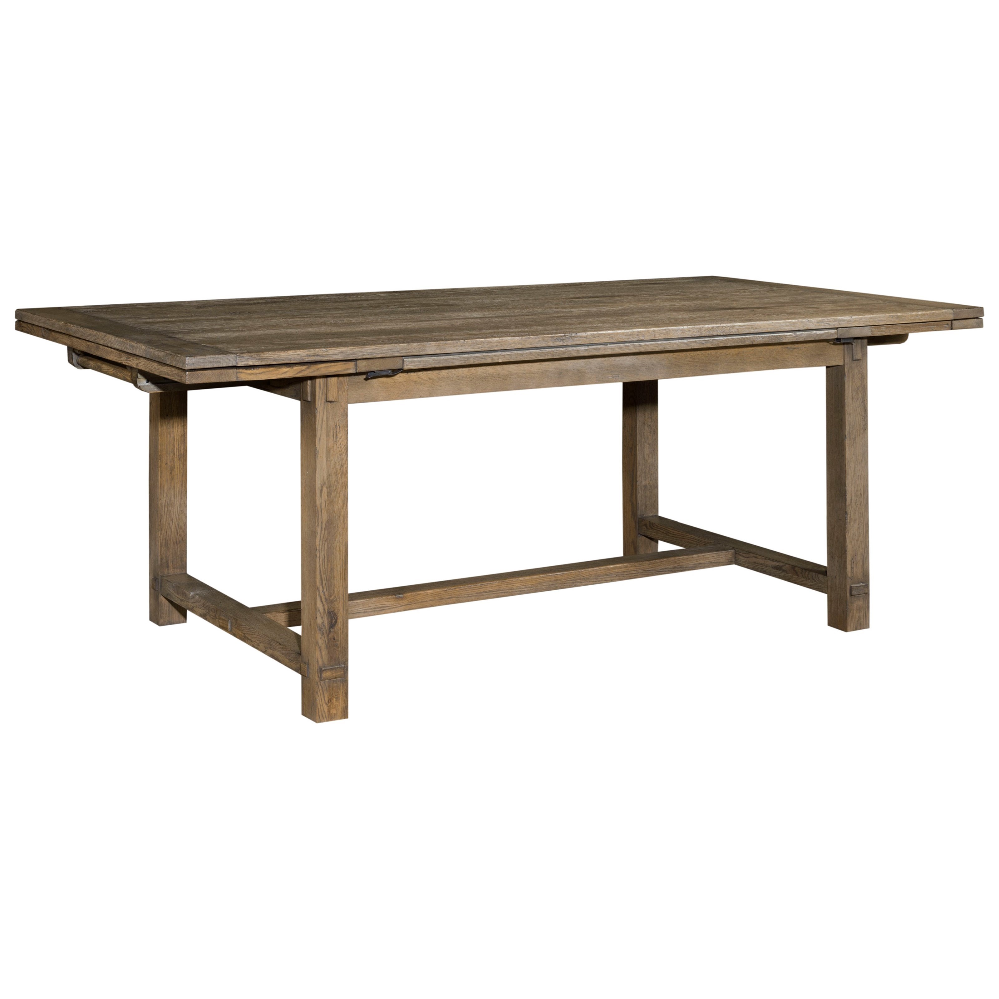 Kincaid Furniture Trails Winston Refectory Trestle Table With Two Trails Winston Refectory Trestle Table