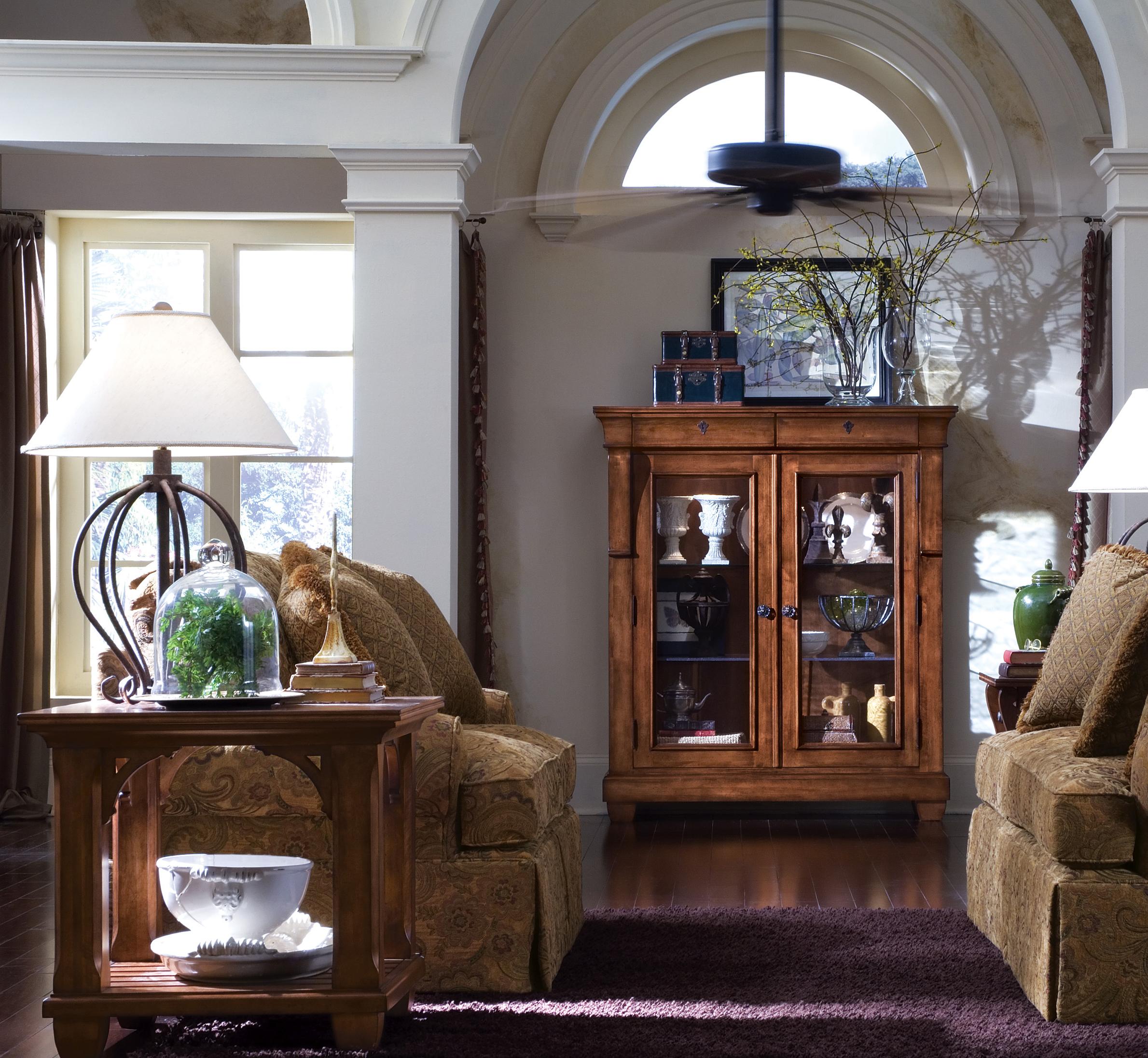 Kincaid Furniture Tuscano Square Lamp Table Belfort Furniture End