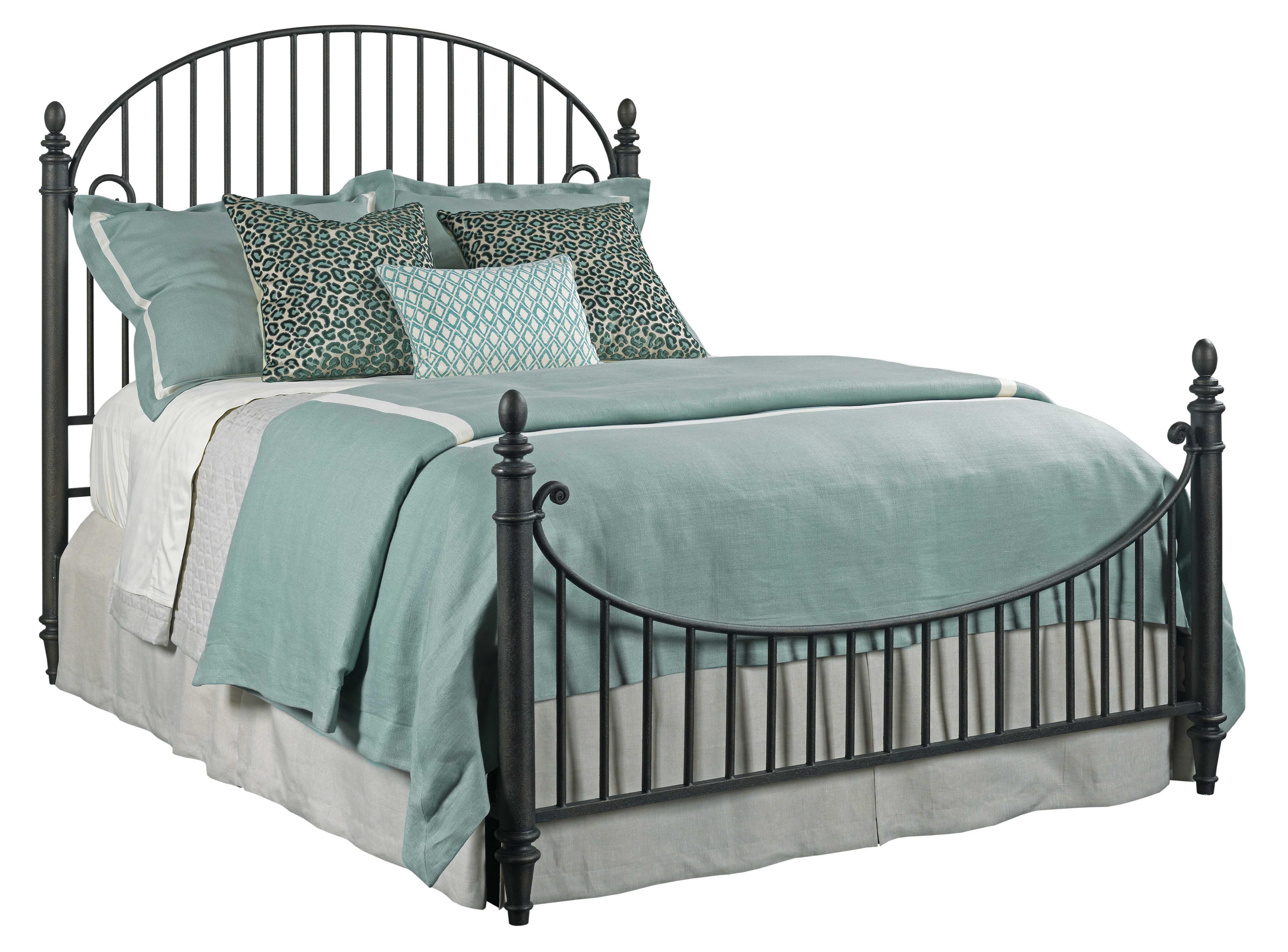 Weatherford Catlins Metal King Bed Package With Metal Slat